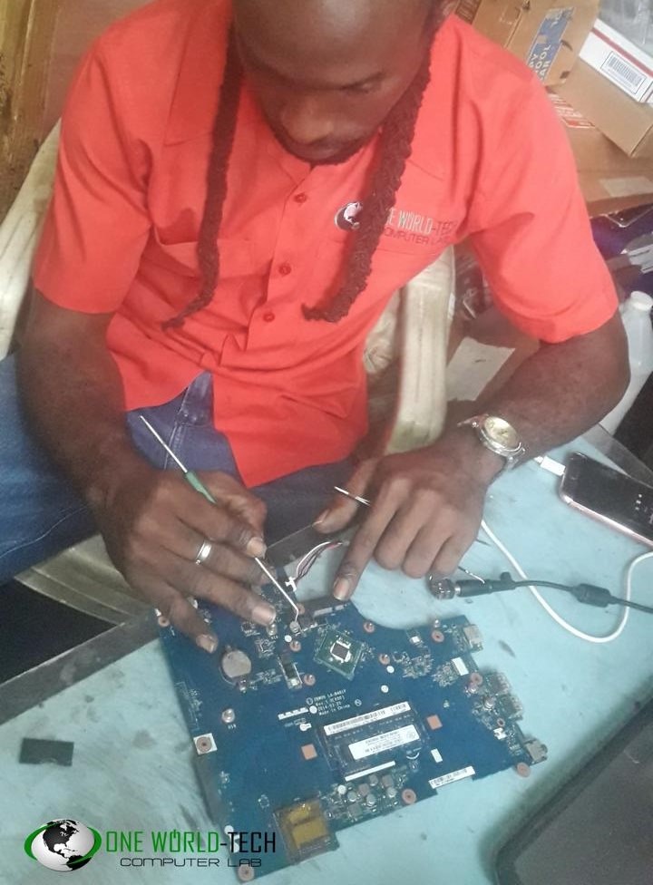 repairing motherboard